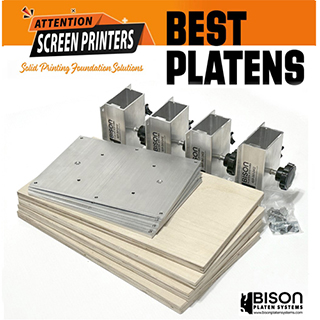 Aluminum Screen Printing Platen Pallet Bracket